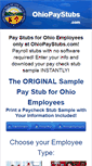 Mobile Screenshot of ohiopaystubs.com