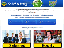 Tablet Screenshot of ohiopaystubs.com
